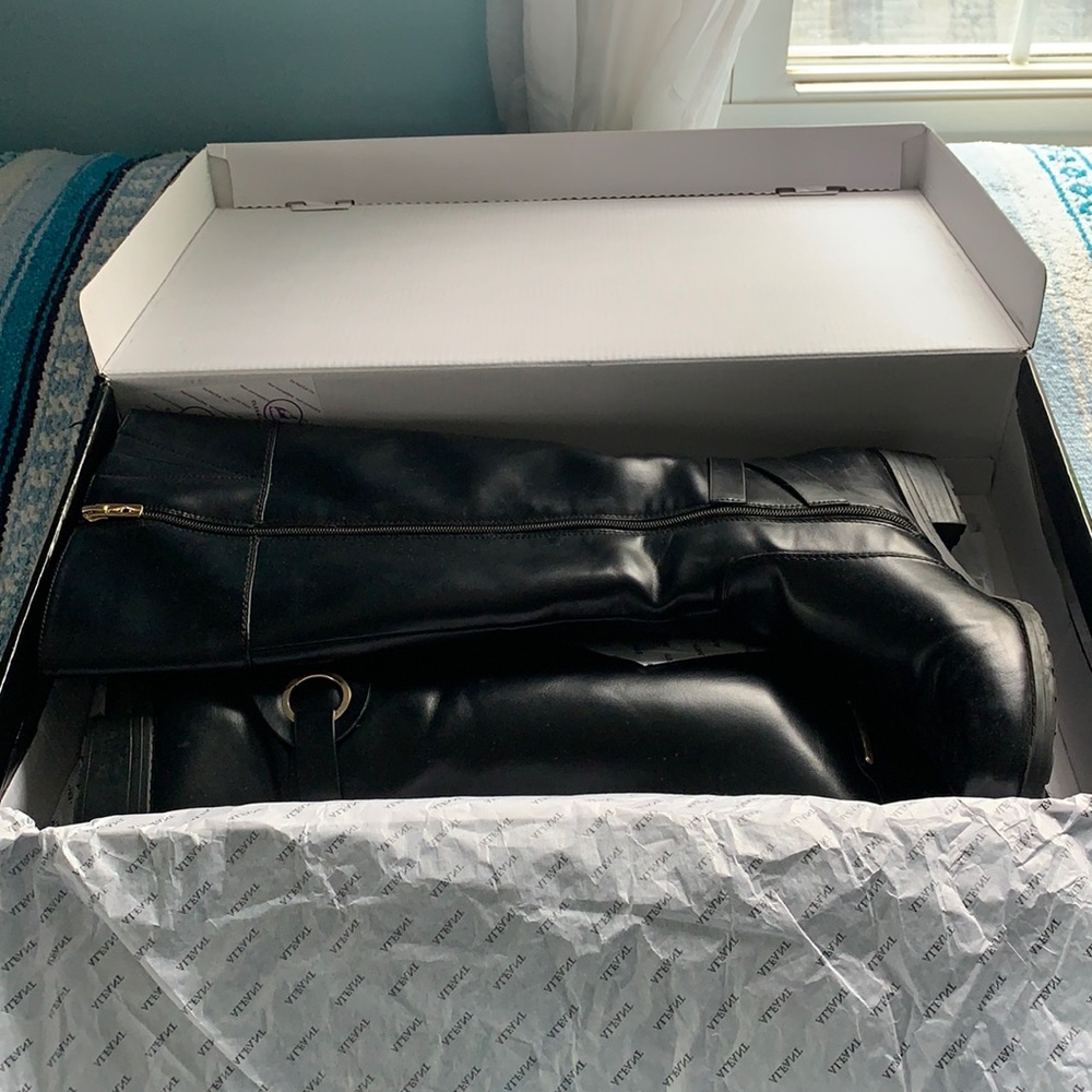 Alfani black dress boots